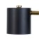 Bra "Alonso" LED 5W black and gold 10x7.5 cm
