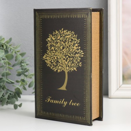 Safe Brush tree to the leatherette "Family tree" 21x13x5 cm-1