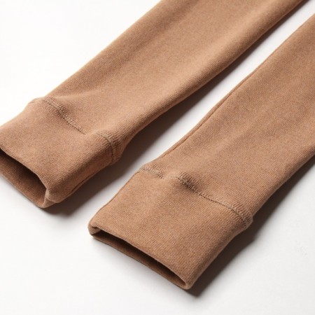 Women's thermal underwear (longshit, leggings) minku beige color, river 52-15