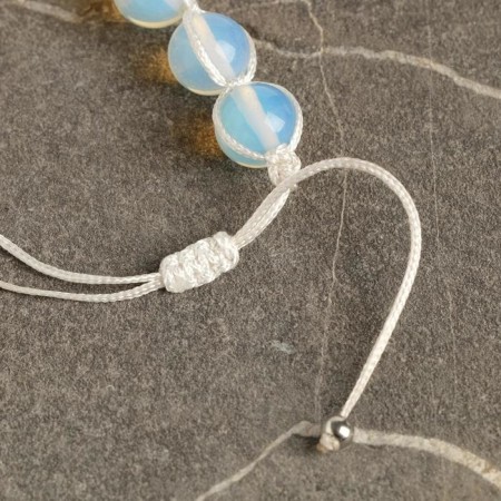 Bracelet ball No. 10 "Moonstone" Shambhala, d = 6 cm-1
