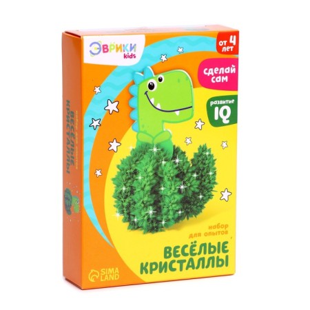 Set for growing the crystal “Experiments. Wonderful crystals ", dinosaur-4