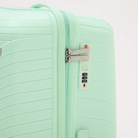 Big suitcase 28 ", lightning department, code castle, 4 wheels, mint color-3