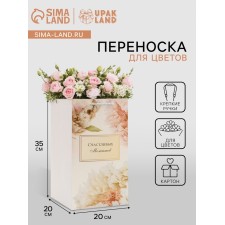 Carrying for flowers with a liner, 