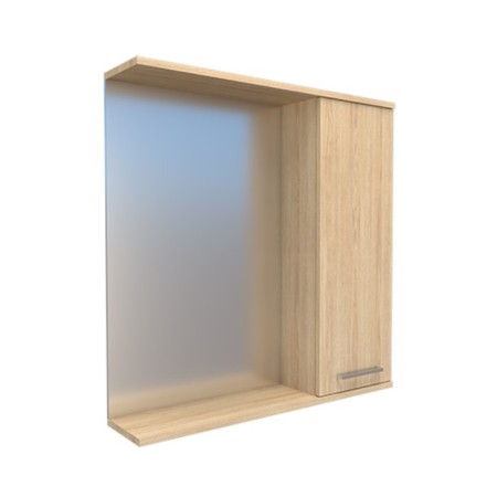 Cabinet-mirror "Palermo 60" Right 15 cm x 60 cm x 70 cm