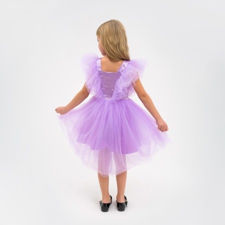 Dress elegant children's KAFTAN, p. 28 (86-92 cm), purple-2