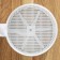 Alternative flour sifter, 630 ml, 22 × 12 cm, white color