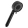 Shower watering can Zein Z3526, D = 90 mm, 5 modes, black