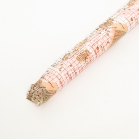 Siliconized paper "Puff roses", for baking, 0.38 x 5 m-3