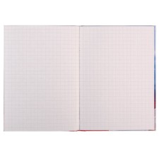 Notepad A6, 40 sheets in a hard cover, cold heart
