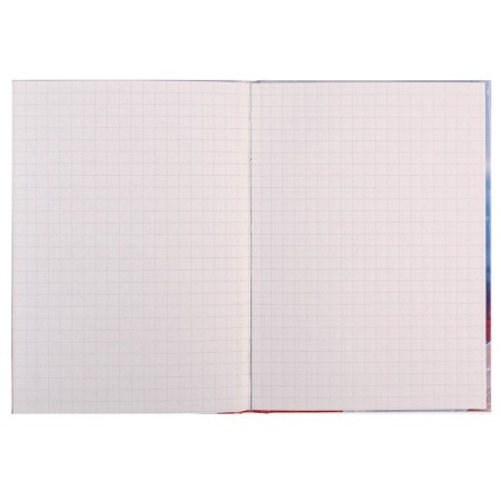 Notepad A6, 40 sheets in a hard cover, cold heart