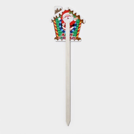 Topper decorative "Santa Claus and House" 21x67 cm-5