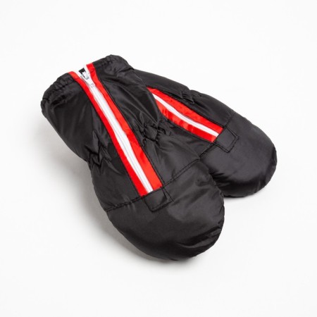 Mittens of winter children's minku, central black, rr 16-17 (20 cm)