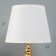 Table lamp "essence" 1x40W E27 gold 22x22x36cm
