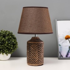 E14 40w 40w Brown Brown Path with Golden Patina 22x22x36 cm
