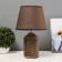 E14 40w 40w Brown Brown Path with Golden Patina 22x22x36 cm