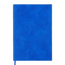 Diary of a low -up A5, 160 sheets of Escalada, soft cover of artificial leather, lies, tinted block 70g/m2, blue