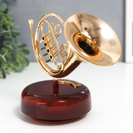 Musical Mechanical Souvenir "Valtorna" 9.5x15x15 cm-4