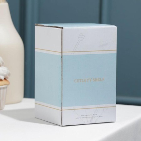 Ceramic candy candidate Gold, 220 ml, 9 × 14 cm, white color-2