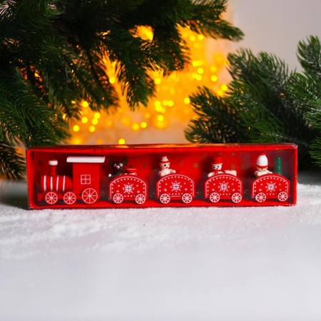 New Year's decor "Fairytale train" 23 × 5 × 2 cm, mix-2