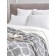 Lord Grey Plaid, size 150x200 cm, monogram, gray