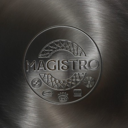 A kettle with a stainless steel whistle Magistro Heat, 3 L, TRS, Induction, Soft-Touch pen, white color-9