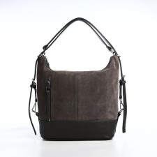 Women's bag with lightning, gray color