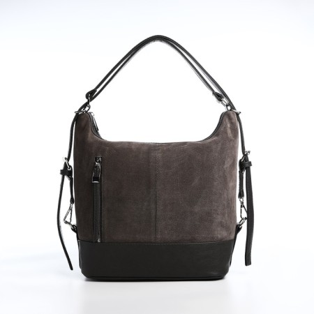 Women's bag with lightning, gray color