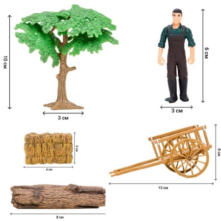 Set of figures "on the farm", 12 items-3