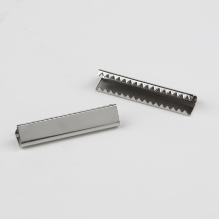 Tip is a slope for a sling, 5.8 × 25 mm, 10 pcs, silver color-1