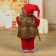 Santa Claus "Telogreika, with a flashlight" with backlight, moves, 38 cm