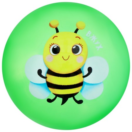 Children's ball zabiaka "Bee", D = 22 cm, 60 g-5