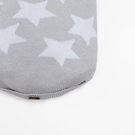 Knitted Knit Kroshka I “Stars” Height 74-80 cm, Gray color-2