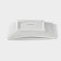 Porcelain dish for submitting Magistro "Blanche. Square ", 16 × 16 cm, white color