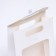 Box-pack, with a window, white, 20 x 14 x 7 cm