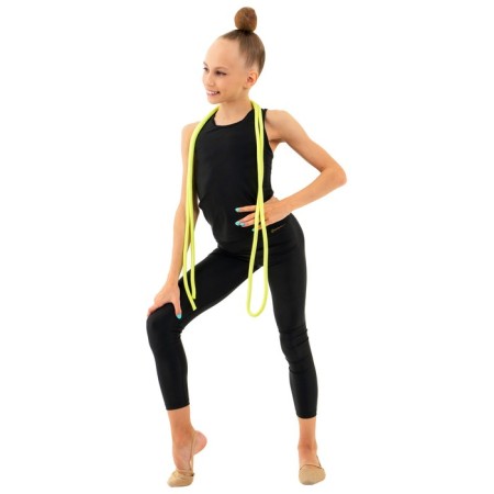 Crap for rhythmic gymnastics Grace Dance, 3 m, yellow color-7