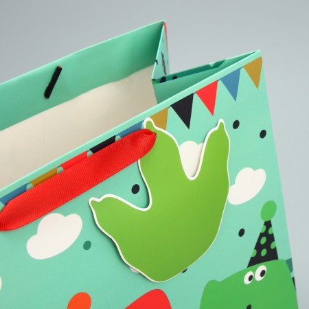 Gift package, packaging, “Funny holiday”, 26.7 x 26.7 x 13 cm,-5