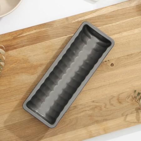 Baking form "Jacqueline. Roll ", 26 × 9 × 3.5 cm, anti -stick coating, black color-1