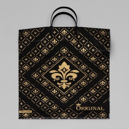 Package "Orijinal Gold", polyethylene with a plastic pen, 38x44 cm, 90 μm