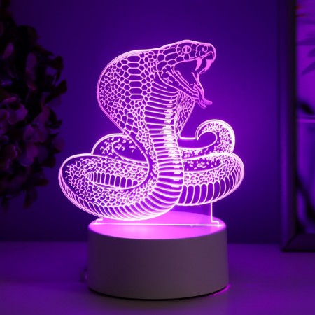 Cobra lamp Led RGB from the network 13.8x9.5x15 cm-9