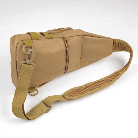 A backpack on one strap "Adventure", khaki-1