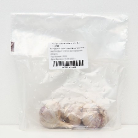 Garlic winter Lyubasha 30+, packaging 3 pcs