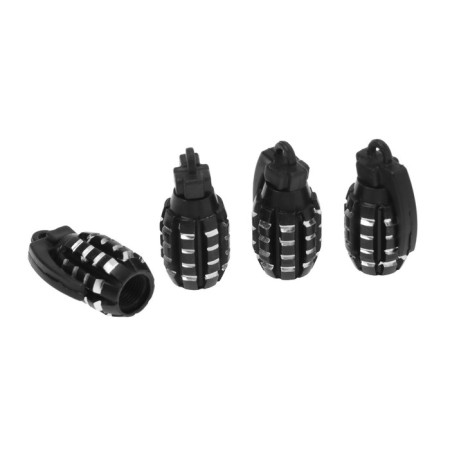 Caps on the valve Torso grenade, black, set 4 pcs.-1