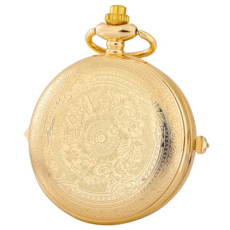 Pocket watches "sugar", quartz, d dial - 3.5 cm, chain -38 cm-5