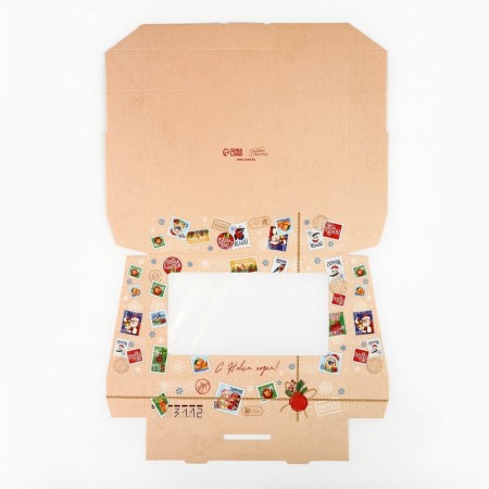Folding box "New Year's Post", 20 x 12 x 4 cm, New Year-5