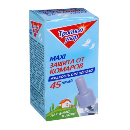 An additional bottle of mosquitoes "Brown Proshka", triple blow, 45 nights, 30 ml