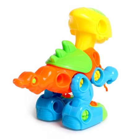 Designer for kids "dinosaurus", with a screwdriver, 38 details-2