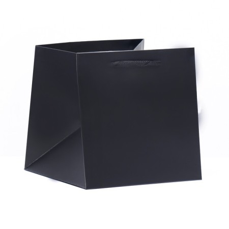 Package for a cake 20x20x20cm black, 1pc