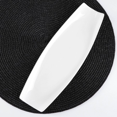 Porcelain dish Wilmax, 30 × 10 cm, white color-1