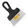 Facade spatula "remocolor" 12-8-150, stainless steel, plastic, tooth 8x8 mm, 150 mm