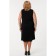 Female dress, size 52, black color